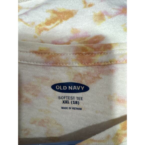 Lot of 2 OLd Navy So Girls 16- 18 Short Sleeve Tee, Sleeveless Hooded Tank Top - Picture 3 of 13